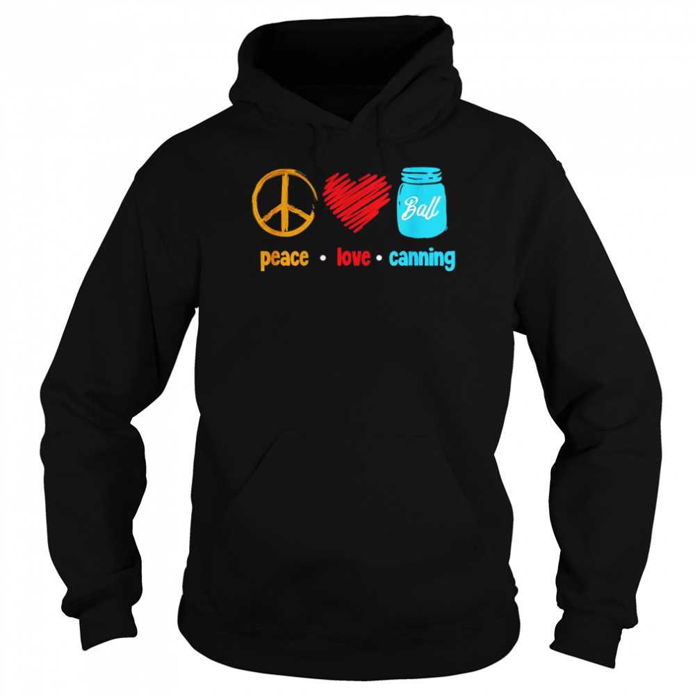 Canning Homesteading Canner Hippie  Unisex Hoodie