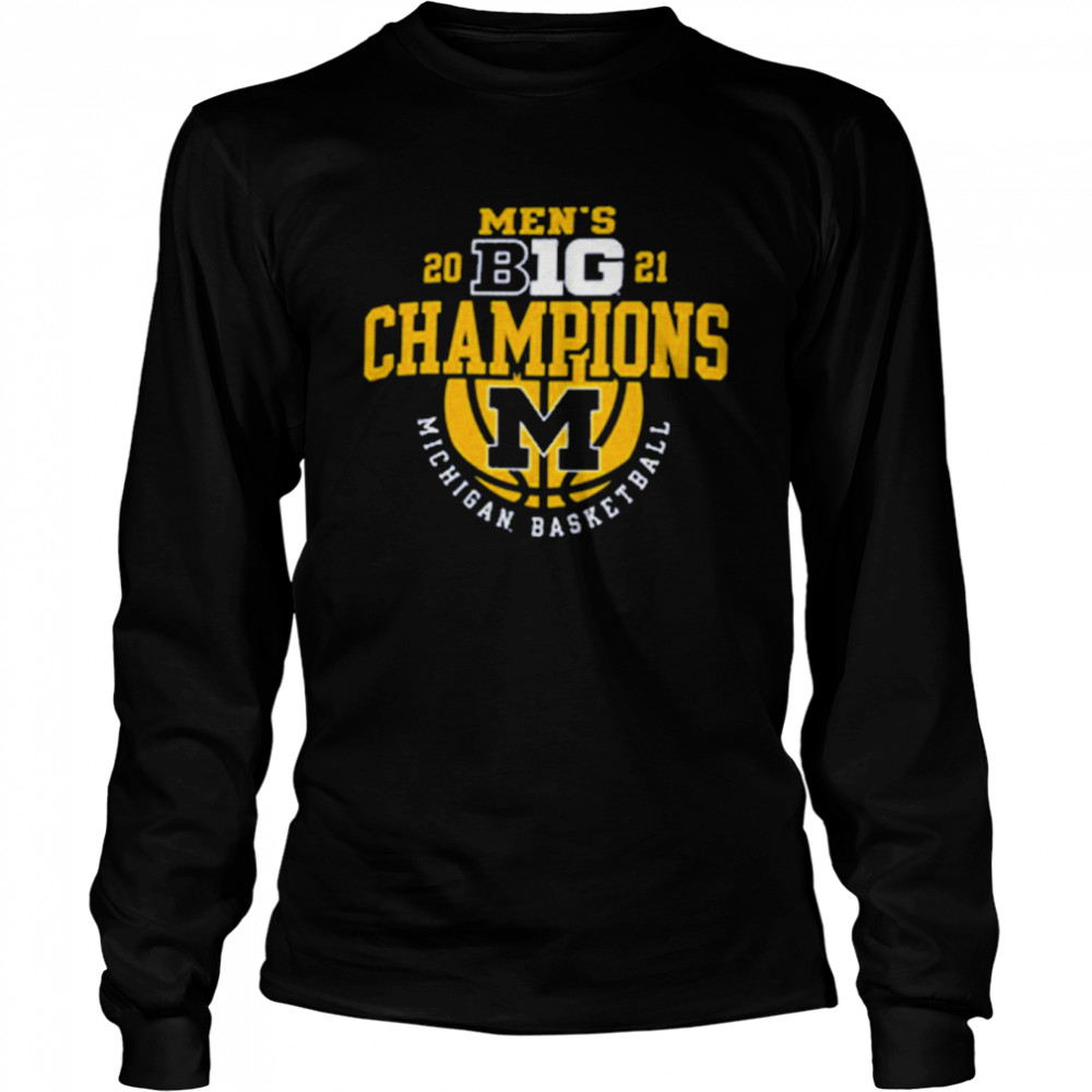 champion university of Michigan basketball big ten regular season champions shirt Long Sleeved T-shirt