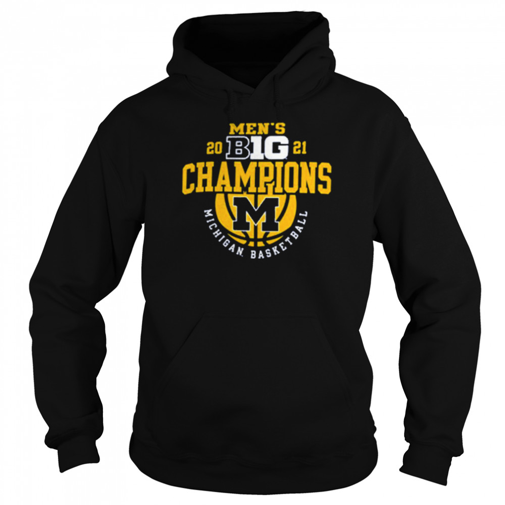 champion university of Michigan basketball big ten regular season champions shirt Unisex Hoodie