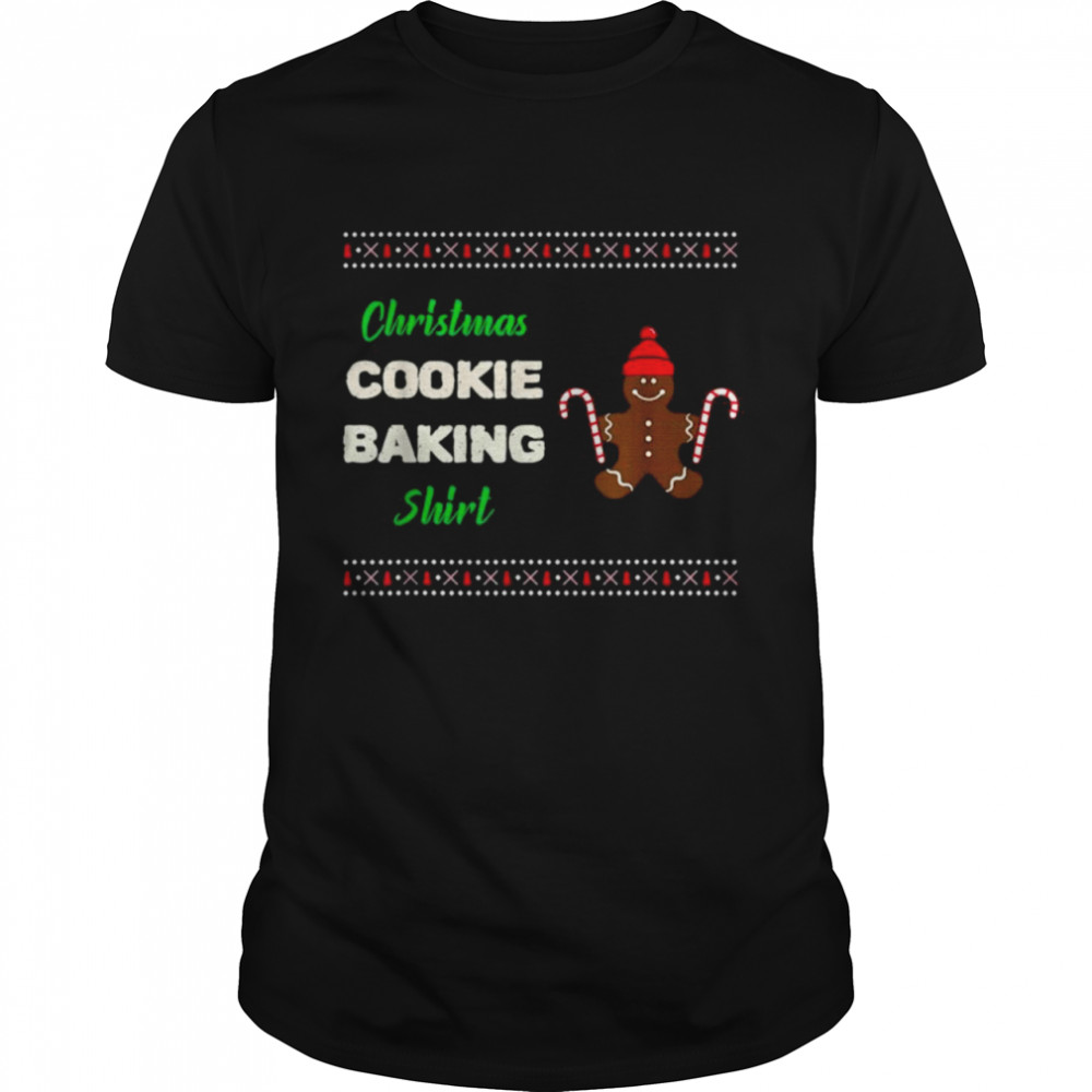 Christmas Cookie Baking Shirt Holiday Pajama Ugly  shirt