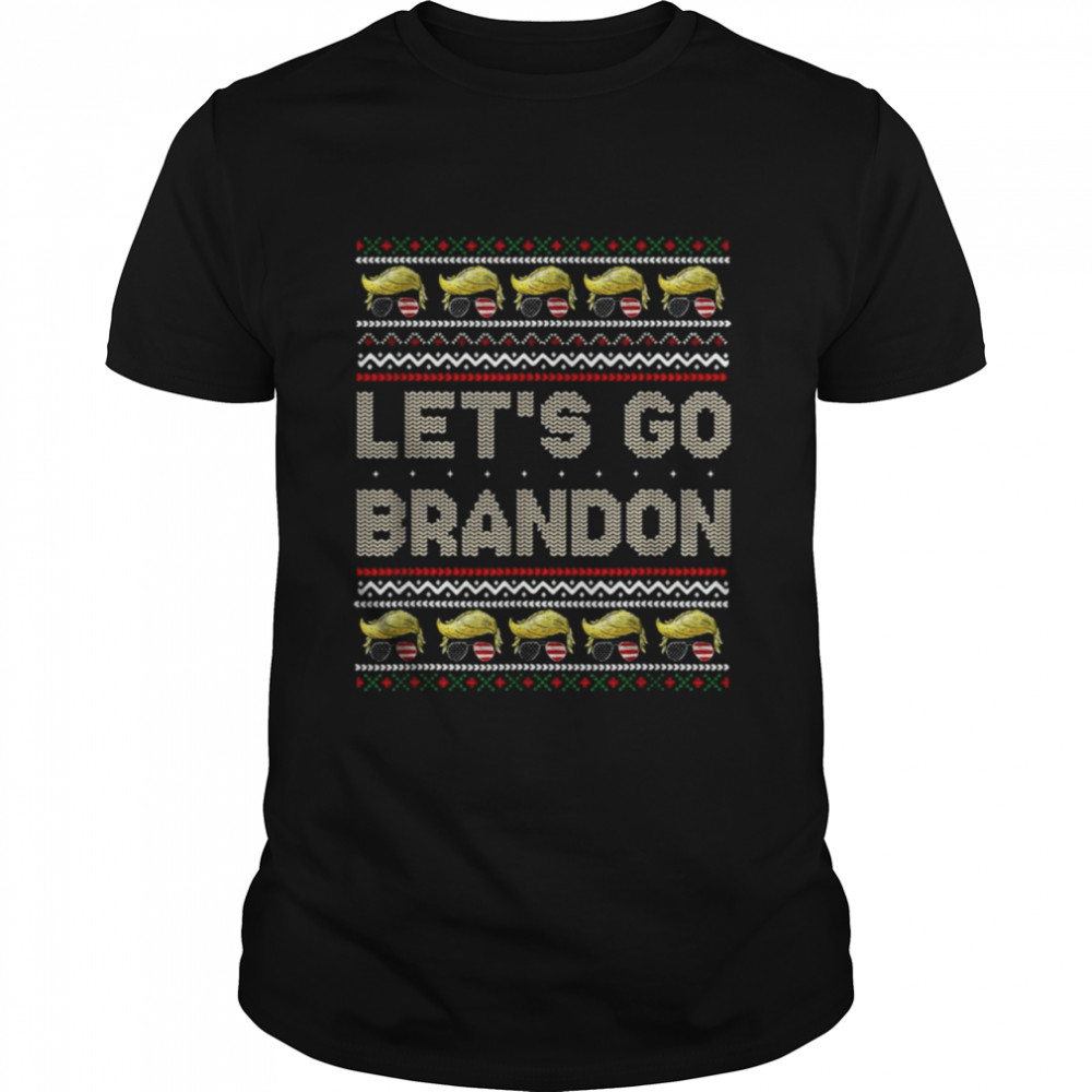 Donald Trump let’s go brandon Ugly Christmas shirt