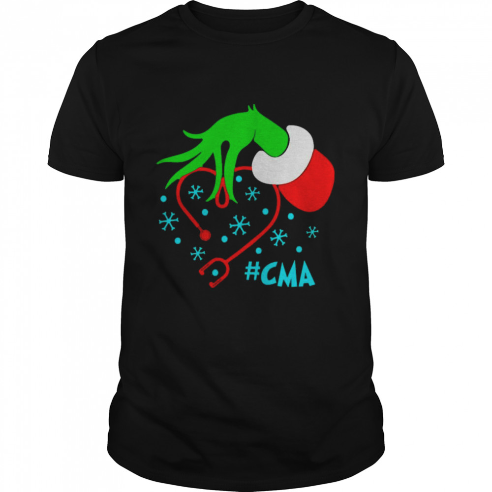 Grinch’s CMA Nurse Stethoscope Christmas Sweater Shirt