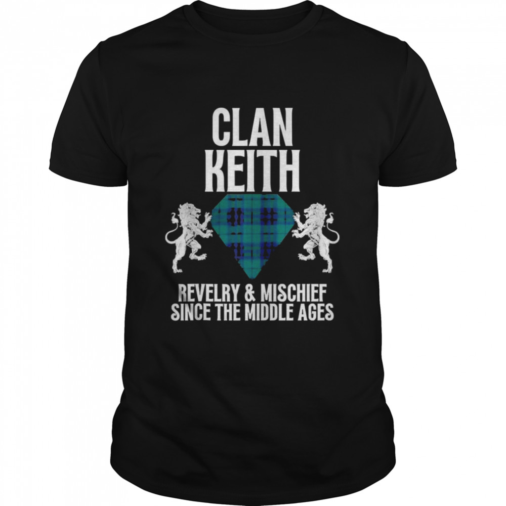 Keith Clan Scottish Name Coat Of Arms Tartan Family Party Shirt