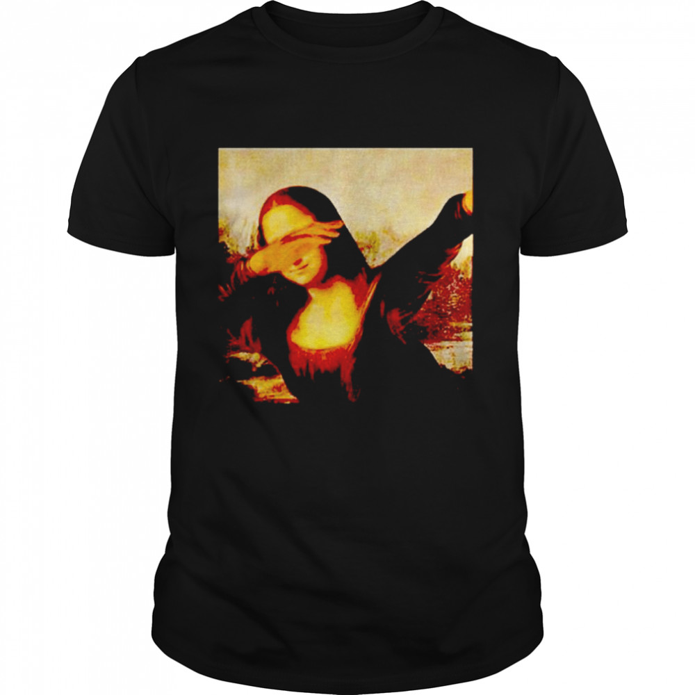 Mona Lisa dabbing shirt