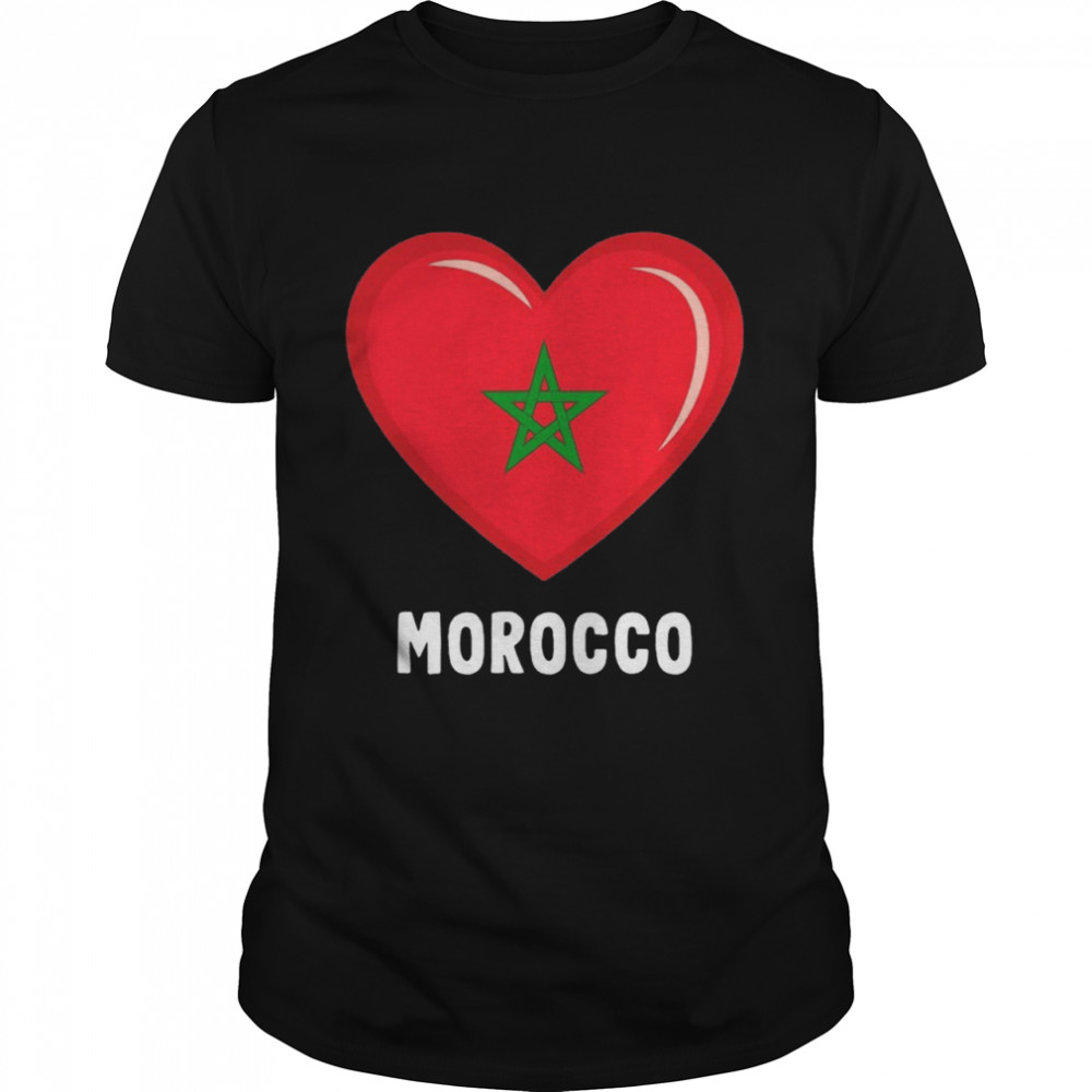 Moroccan Pride Morocco Flag Shirt