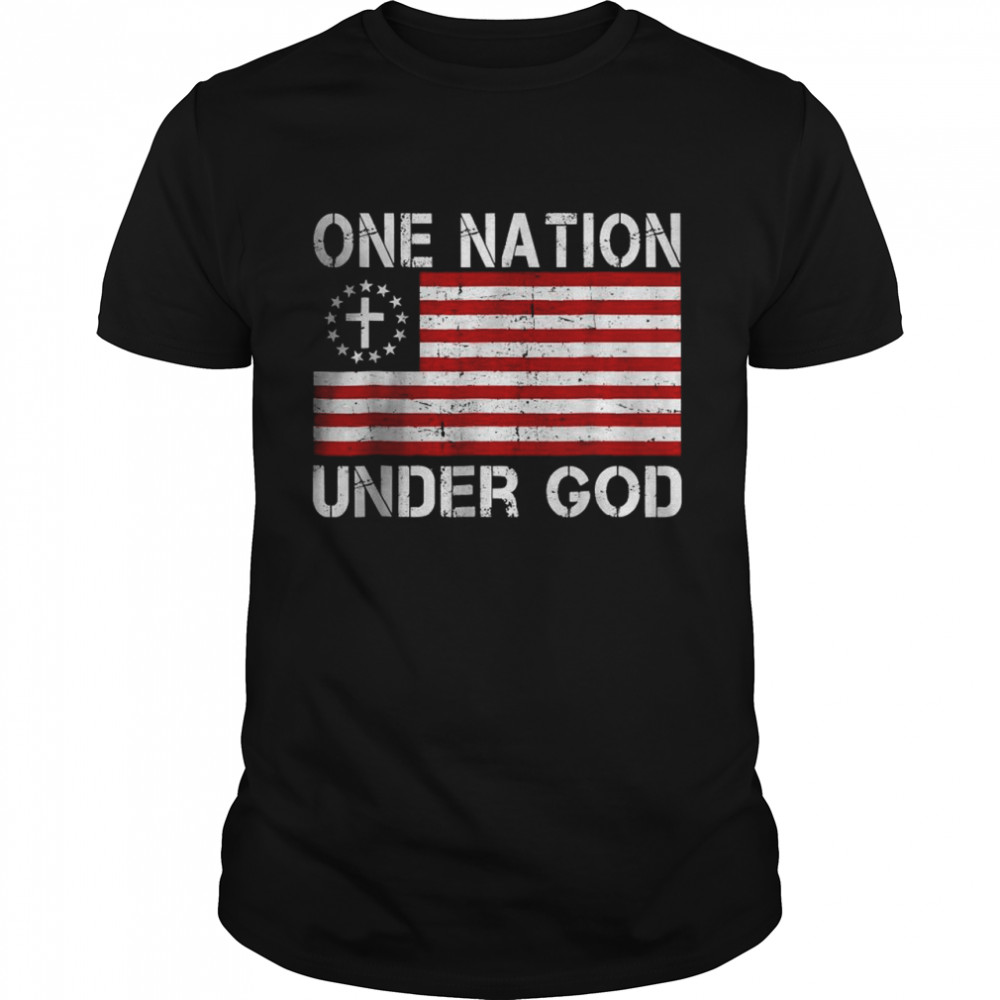 One Nation Under God Flag T-Shirt