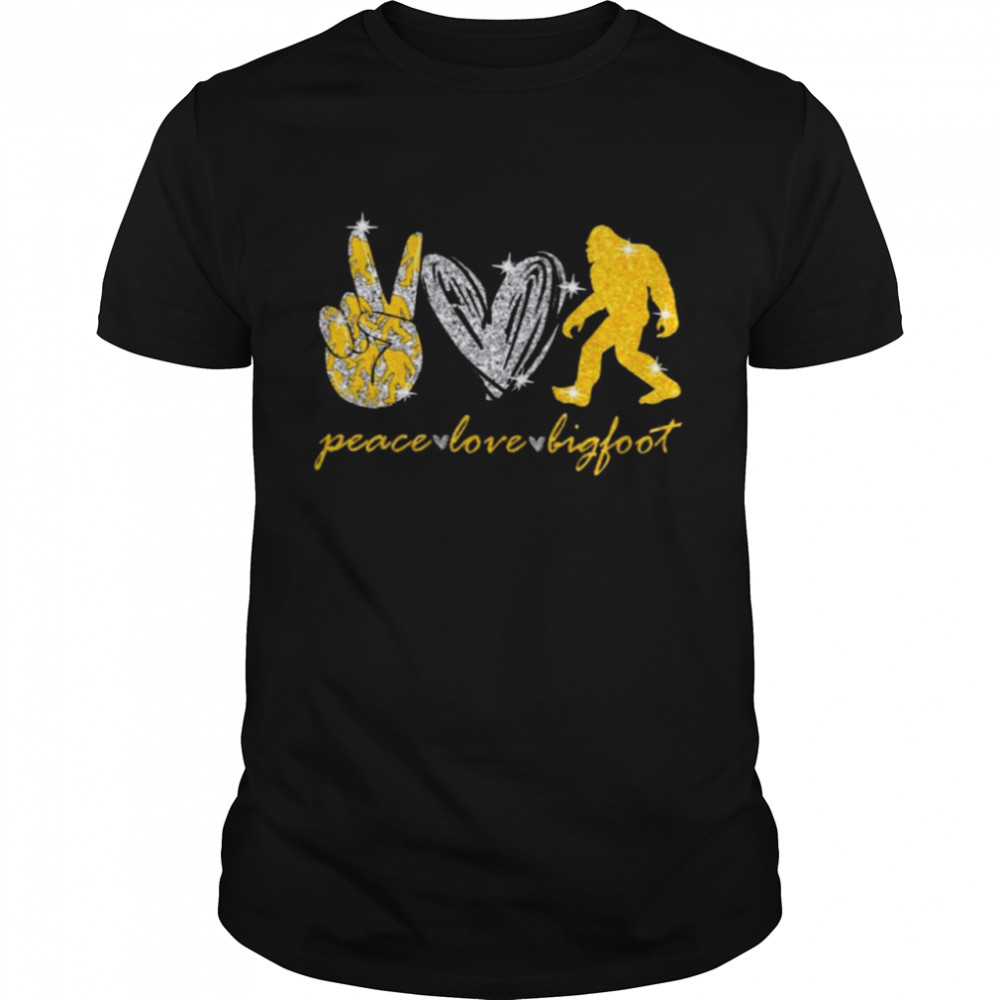 Peace Love Bigfoot Diamond 2021 Shirt