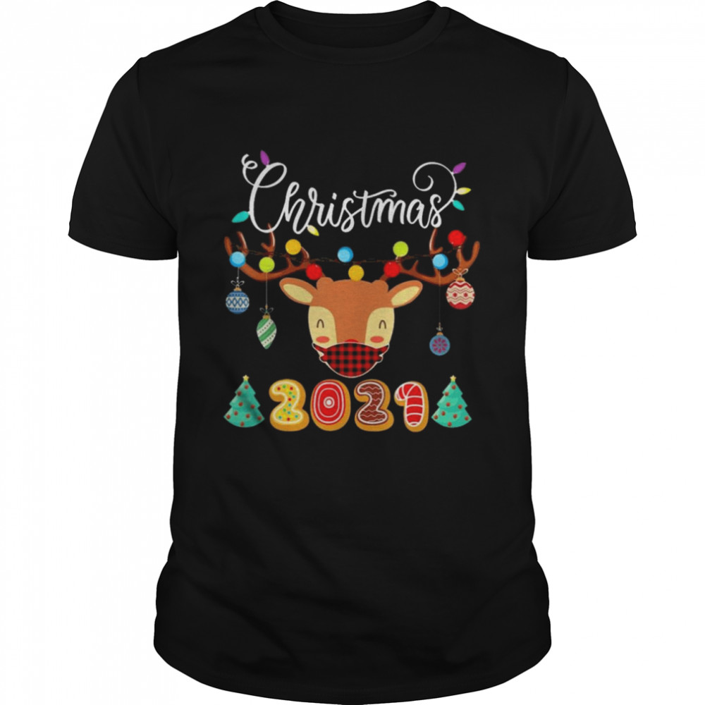 Reindeer face mask Ornament Christmas 2021 Sweatshirt