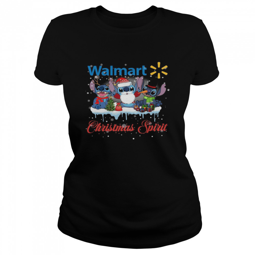 Stitchs Walmart christmas spirit shirt Classic Women's T-shirt