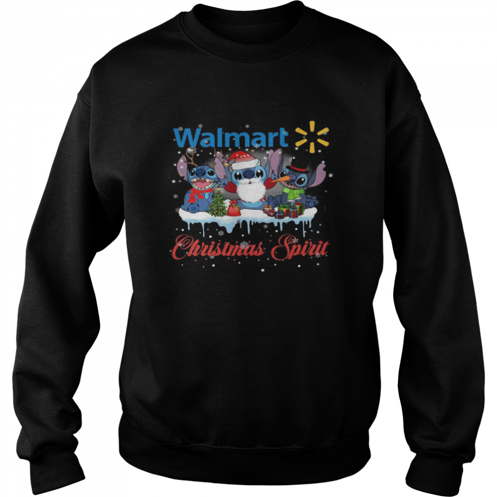 Stitchs Walmart christmas spirit shirt Unisex Sweatshirt