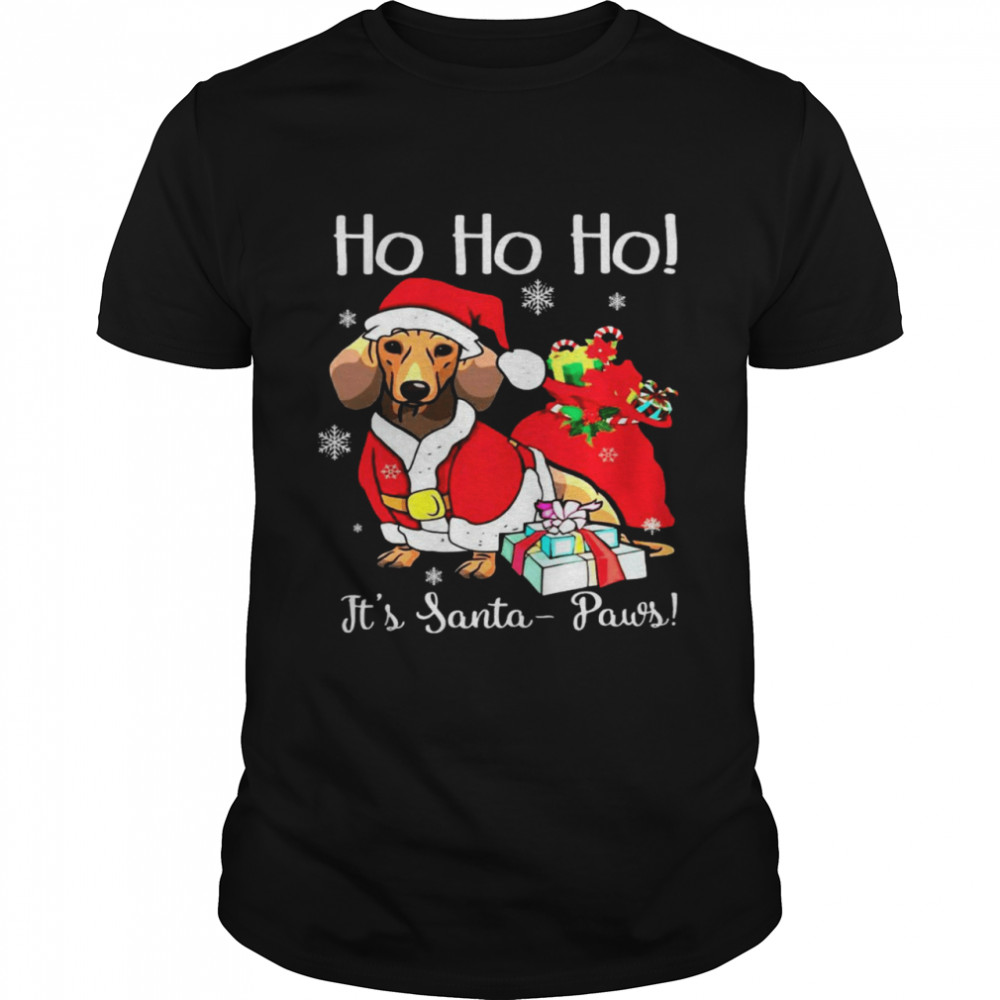 Ho Ho Ho It’s Santa Paws Christmas Sweater Shirt