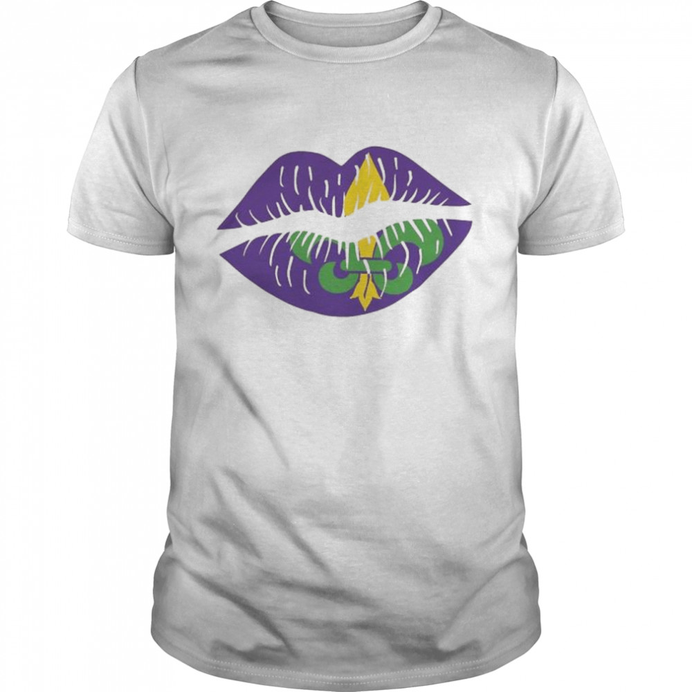 Lips Mardi Gras Carnival Party Women shirt