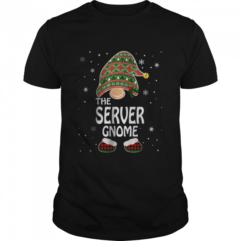 Matching Family Costumes The Server Gnome Christmas T-Shirt