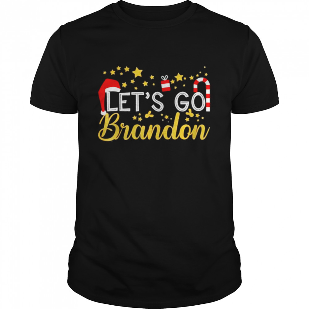 Merry Christmas Let’s Go Branden Brandon Conservative T-Shirt