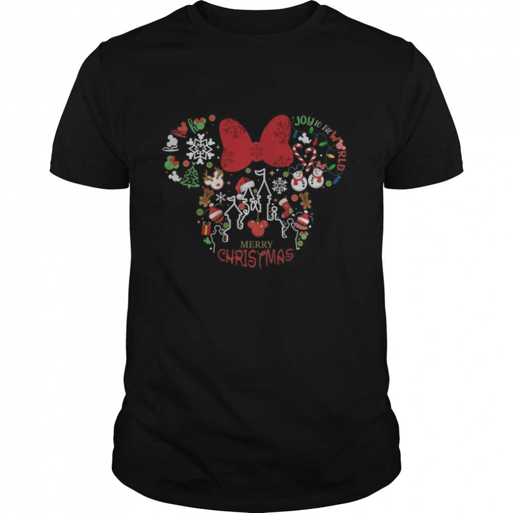 Mickey Joy to the world merry christmas shirt