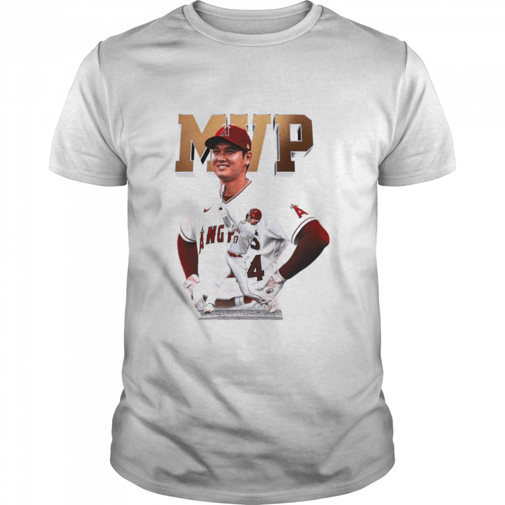 Shohei Ohtani 2021 American League MVP card Merch shirt