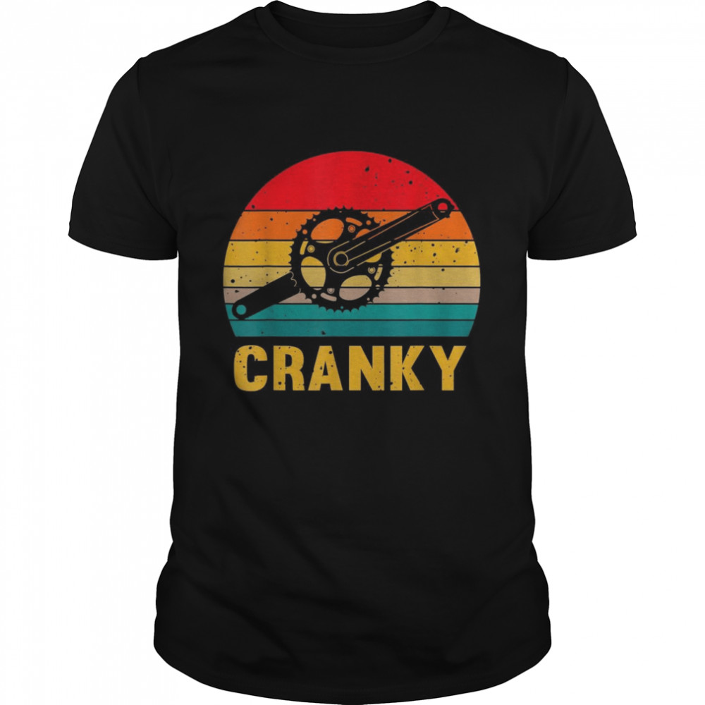 Cranky bike Cycling Bicycle Cranky christmas Shirt