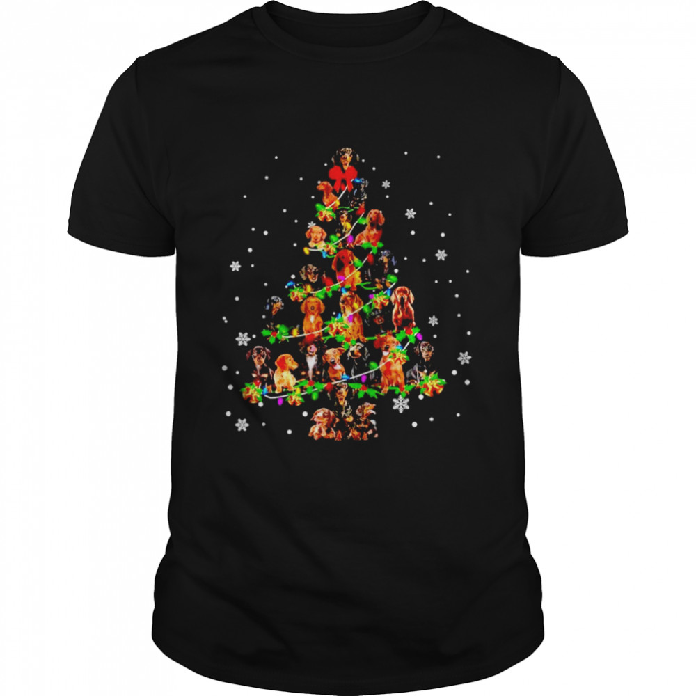 Dachshund dog Christmas shirt