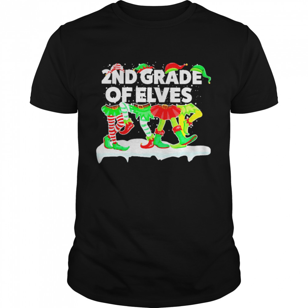 Grinch ELF Squad 2nd Grade Of Elves Christmas Sweater Shirt