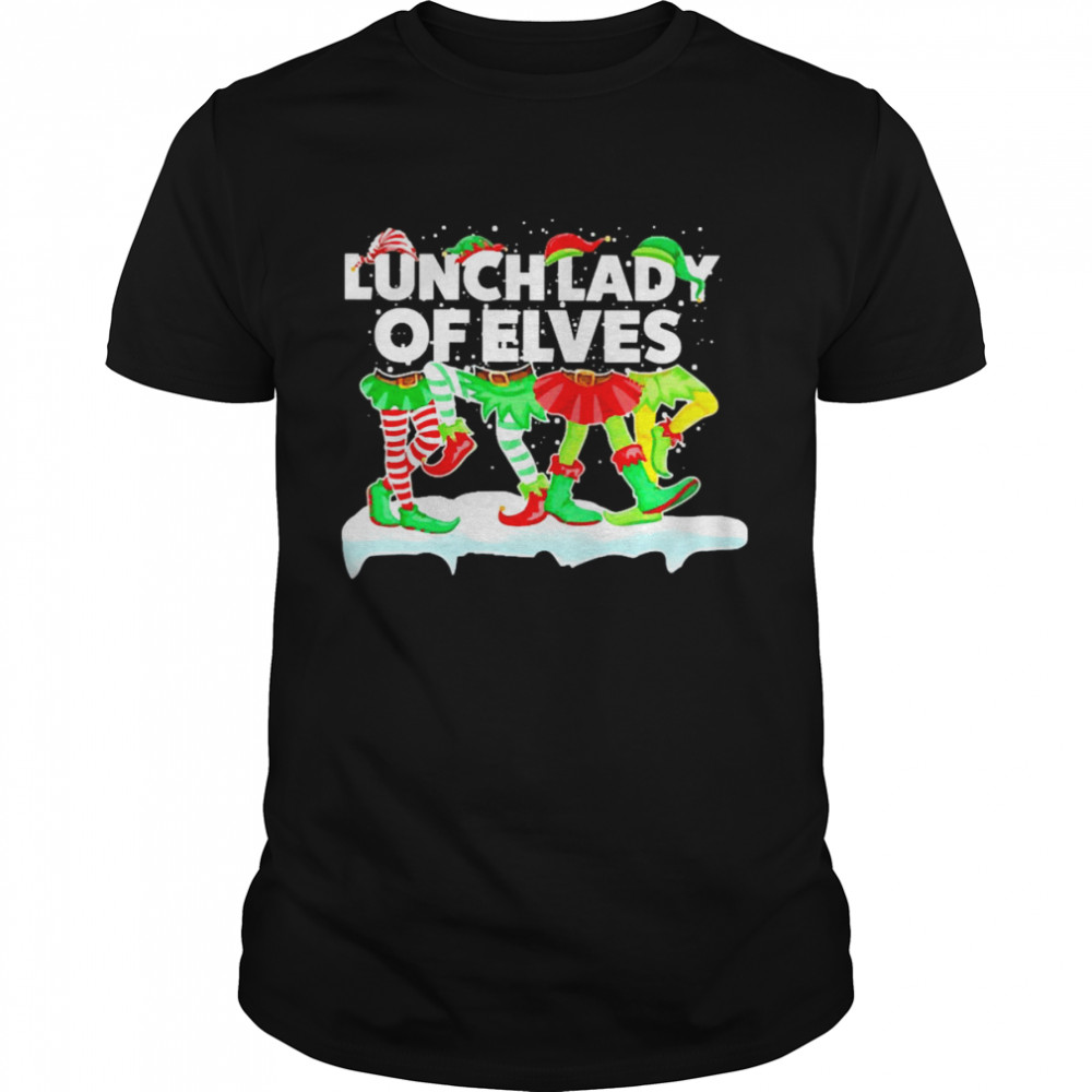Grinch ELF Squad Lunch Lady Of Elves Christmas Sweater Shirt