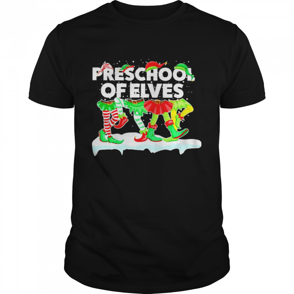 Grinch ELF Squad Preschool Of Elves Christmas Sweater Shirt