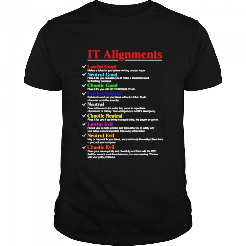 IT Alignments shirt