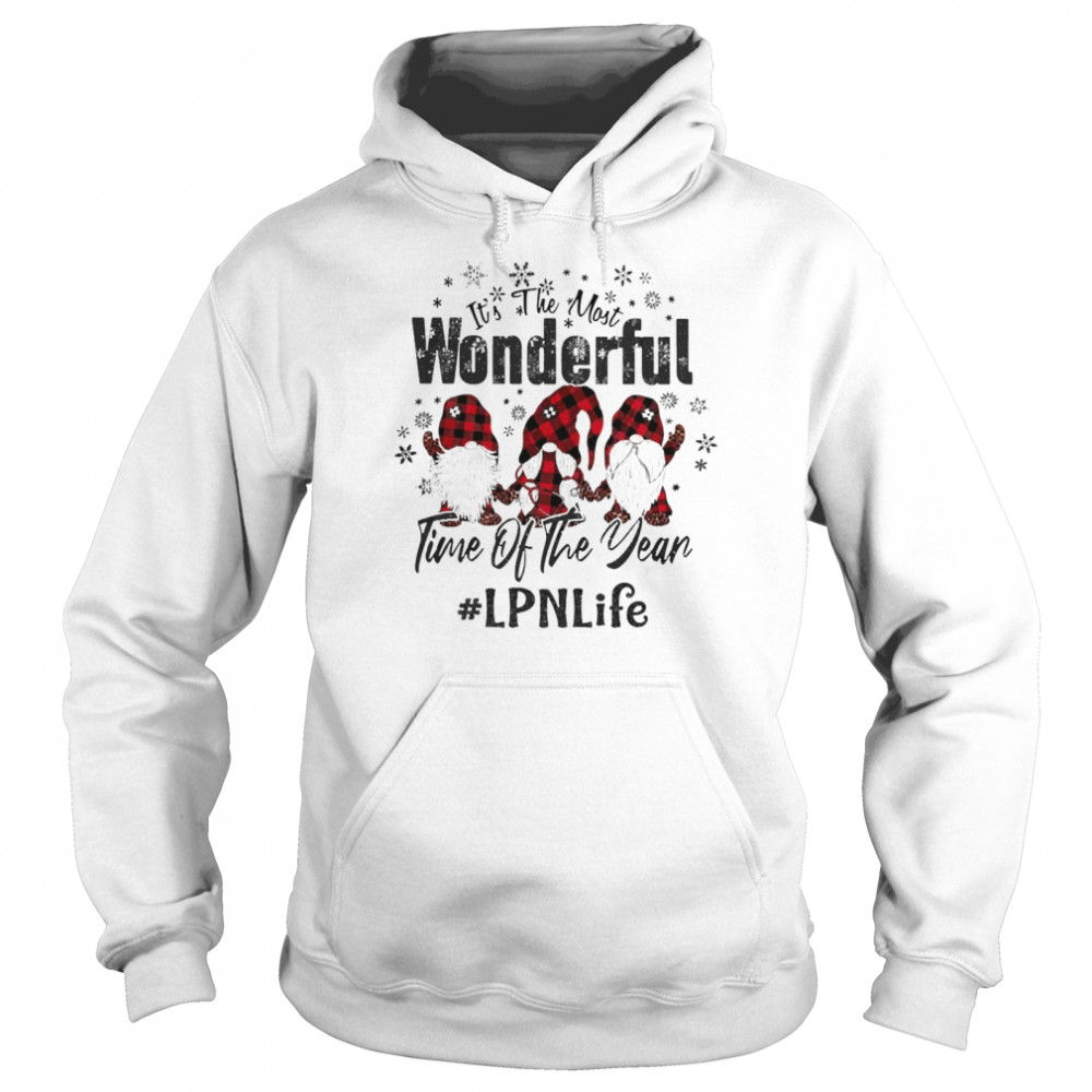 It’s The Most Wonderful Time Of The Year LPN Life Christmas Sweater  Unisex Hoodie