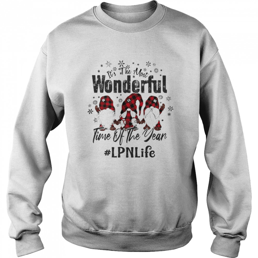 It’s The Most Wonderful Time Of The Year LPN Life Christmas Sweater  Unisex Sweatshirt