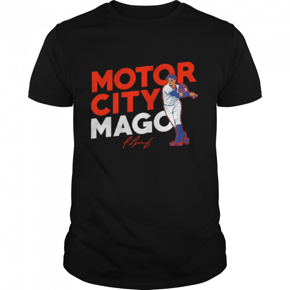 Javier Báez Motor City Mago signature shirt