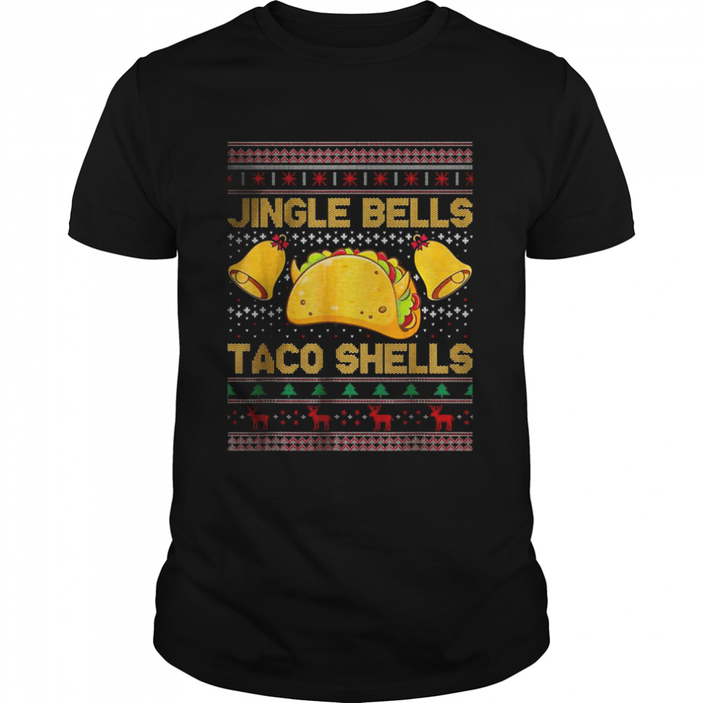 Jingle Bell Taco Shells Christmas Mexican T-Shirt