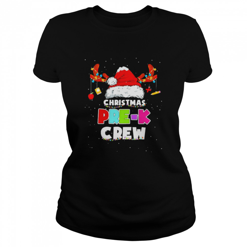 Santa Hat Christmas Pre-K Crew Sweater  Classic Women's T-shirt