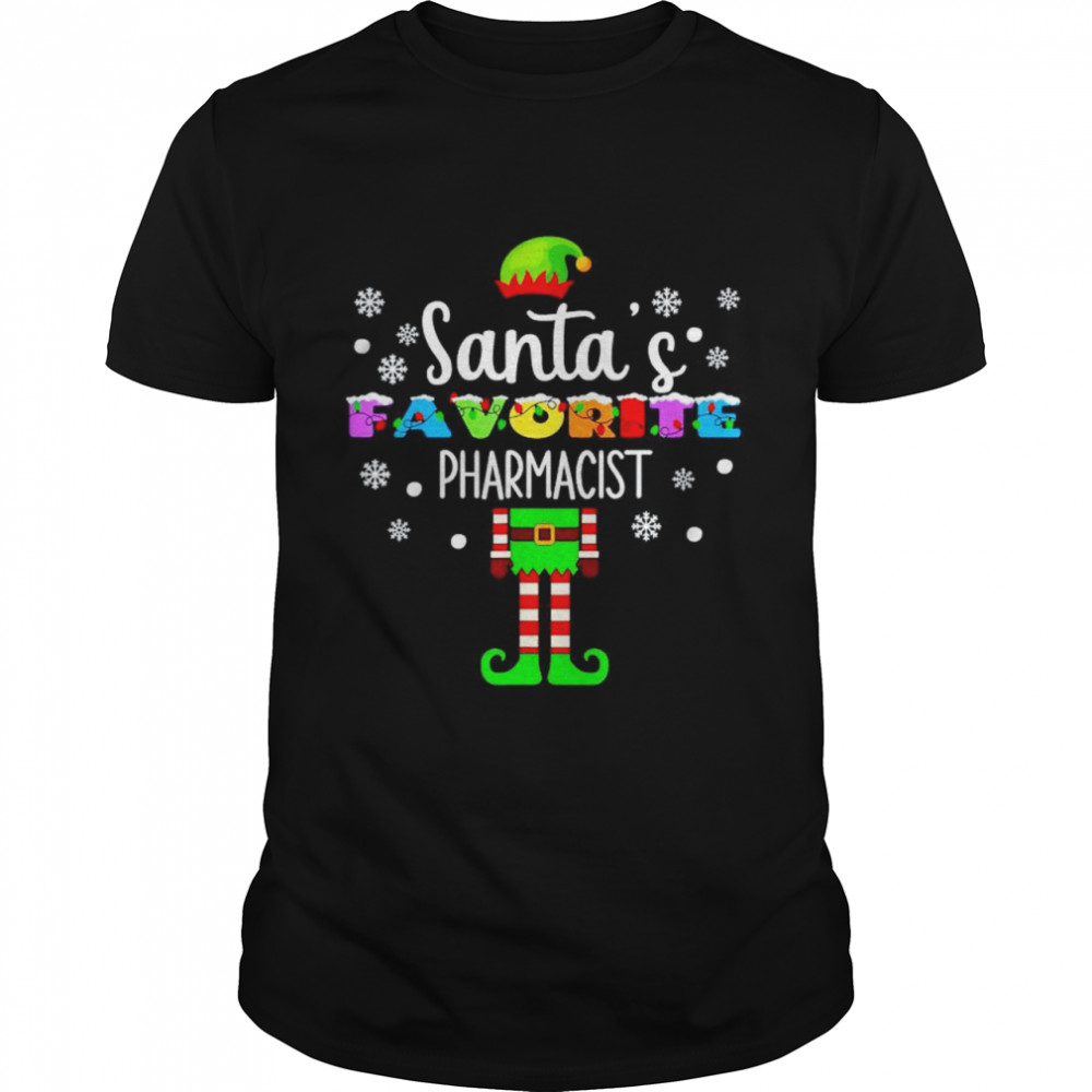 Santa’s favorite pharmacist Christmas shirt