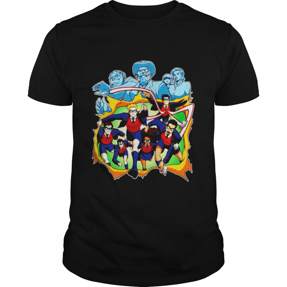 Umbrella Academy giant size umbrella men shirt