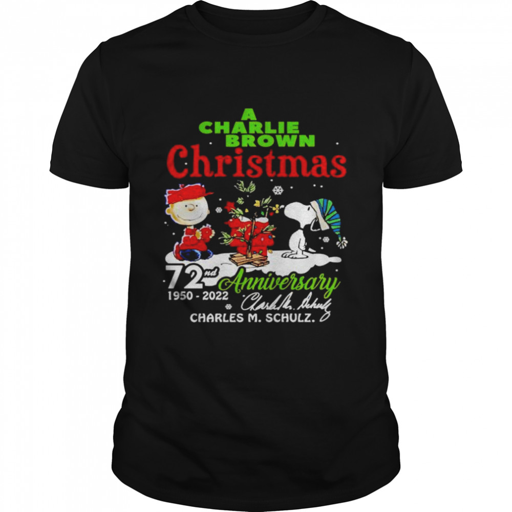 a Charlie Brown Christmas 72nd Anniversary 1950 2022 shirt