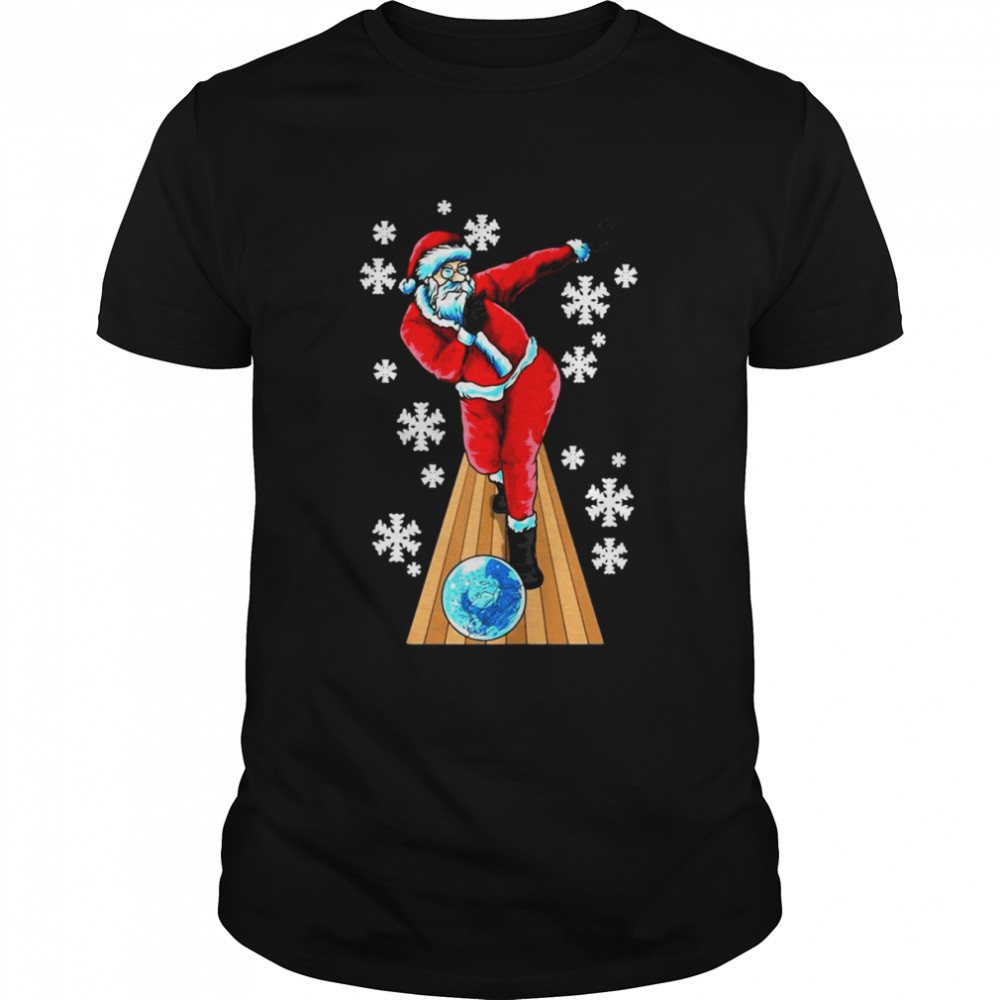 Bowling Santa Claus Christmas Bowler League Team Sweater Shirt