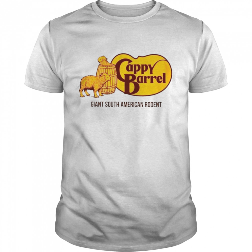 Cappy Barrel Giant South American Rodent shirt