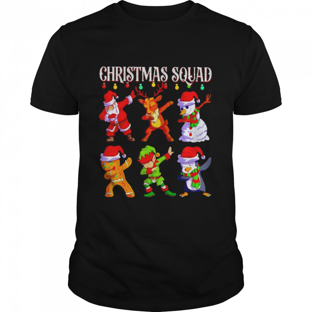 Christmas Dab Santa Friends shirt