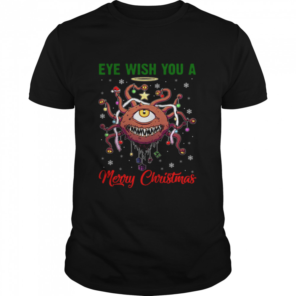 Dragons Eye Wish You A Merry Christmas Shirt