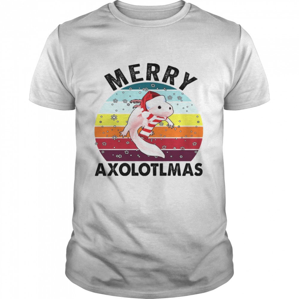 Merry Axolotlmas Merry Christmas Shirt