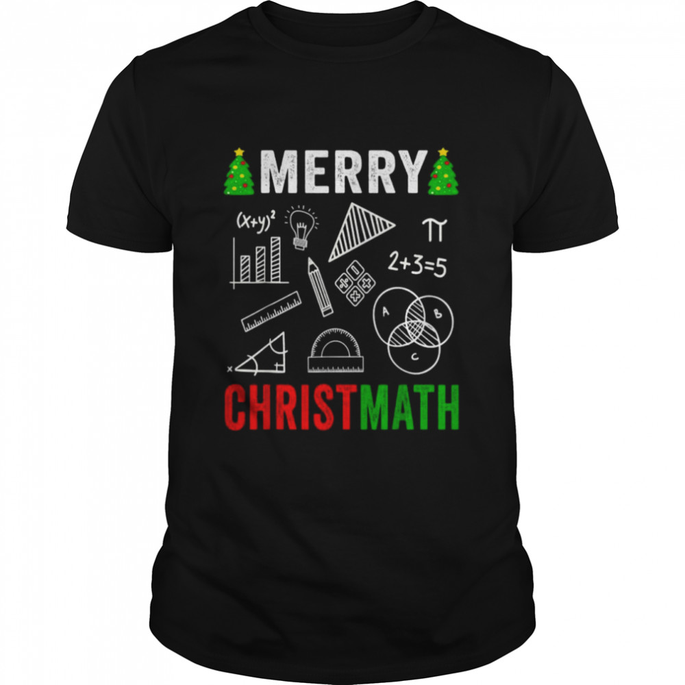 Merry Christmas Math Teacher shirt