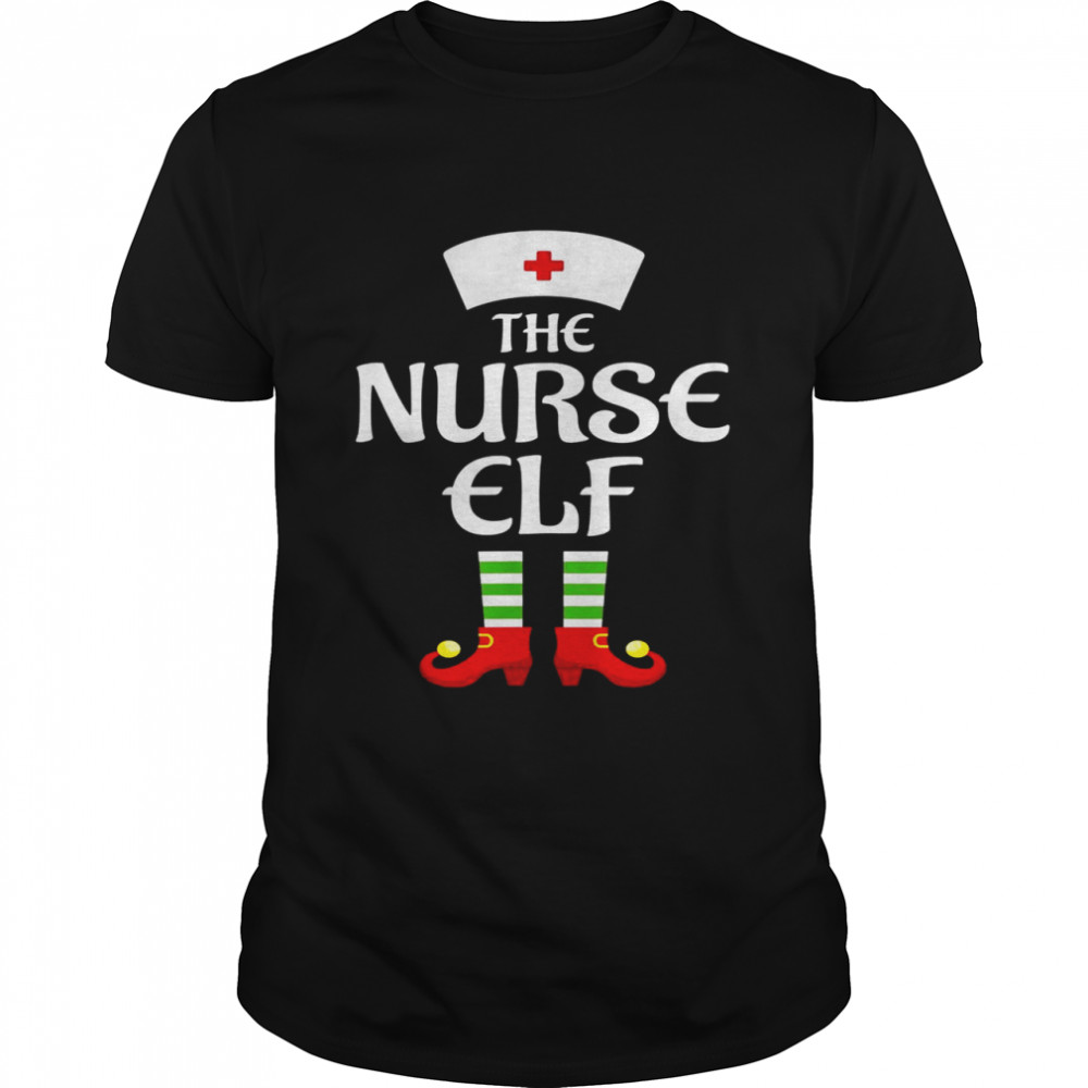 Nurse Elf Family Matching Group Christmas Shirt