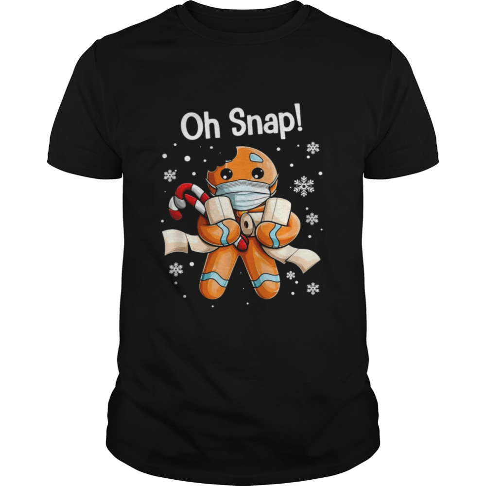 Oh Snap Christmas Gingerbread Man Sweater Shirt