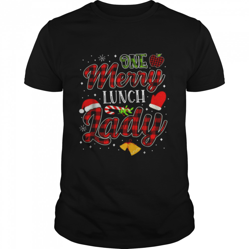 One merry lunch lady Christmas shirt