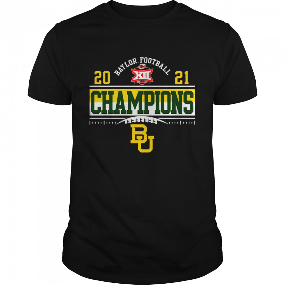 2021 Big 12 Football Baylor Bears Conference Champions T-Shirt