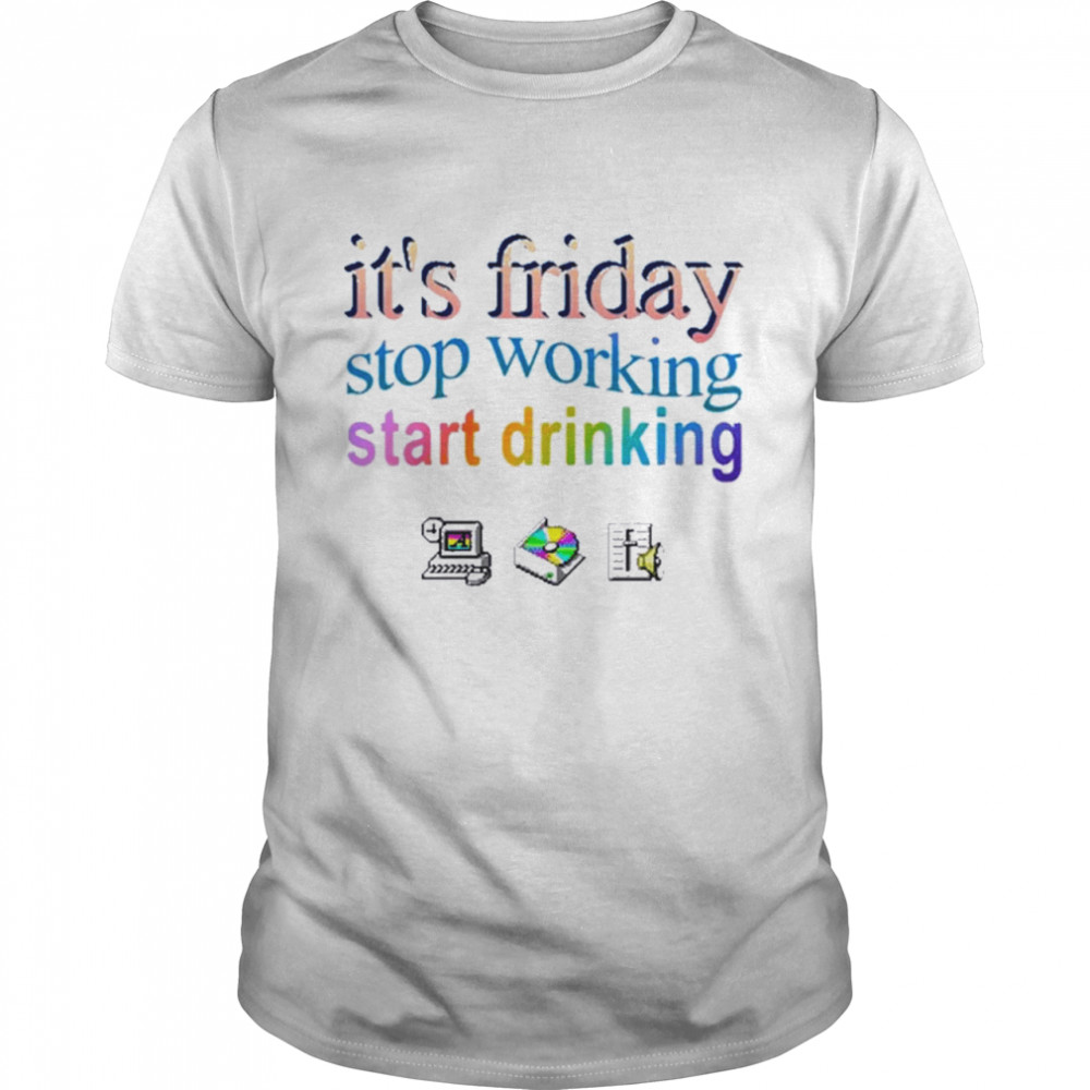 average Rob It’s Friday White T-Shirt