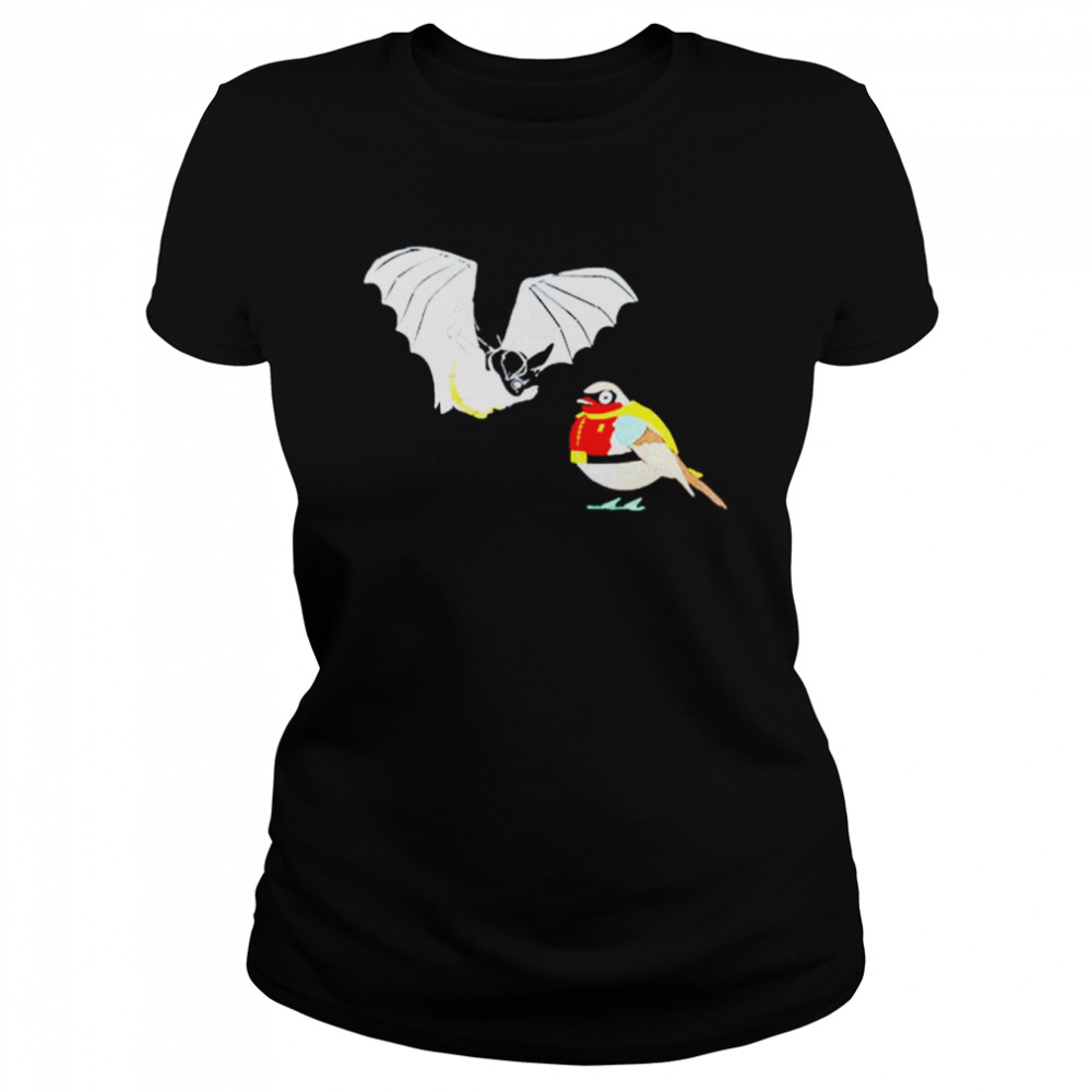 Batman and Robin Bat Bird shirt Classic Women's T-shirt