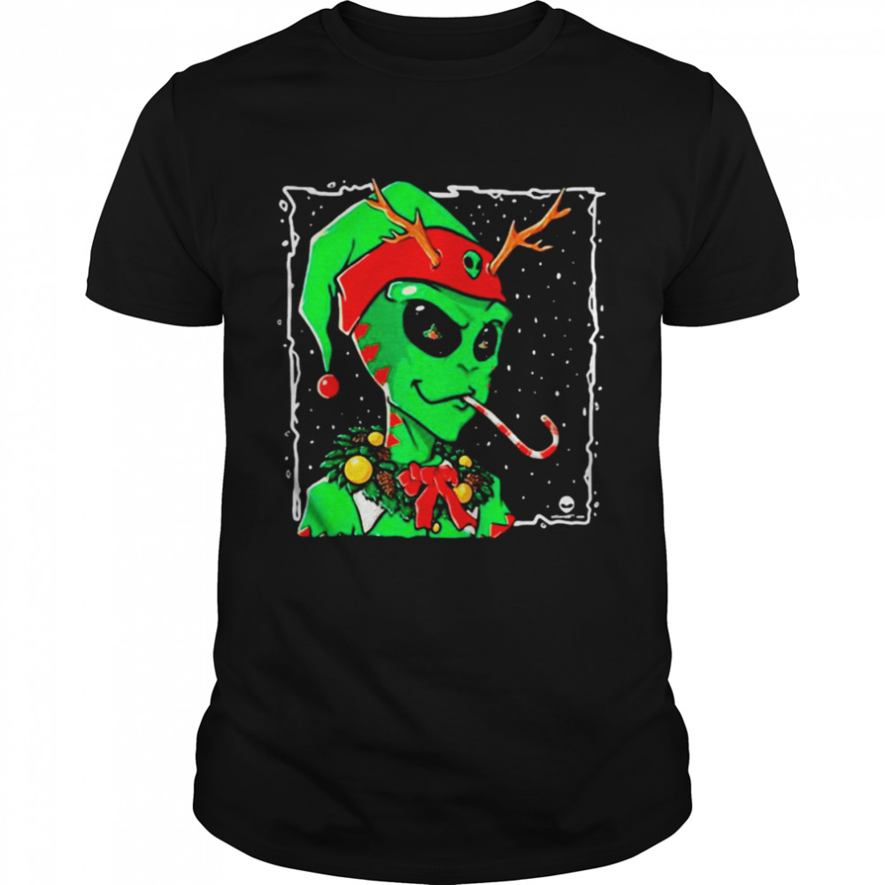 elf Xaliens Christmas Holiday Sweater Shirt