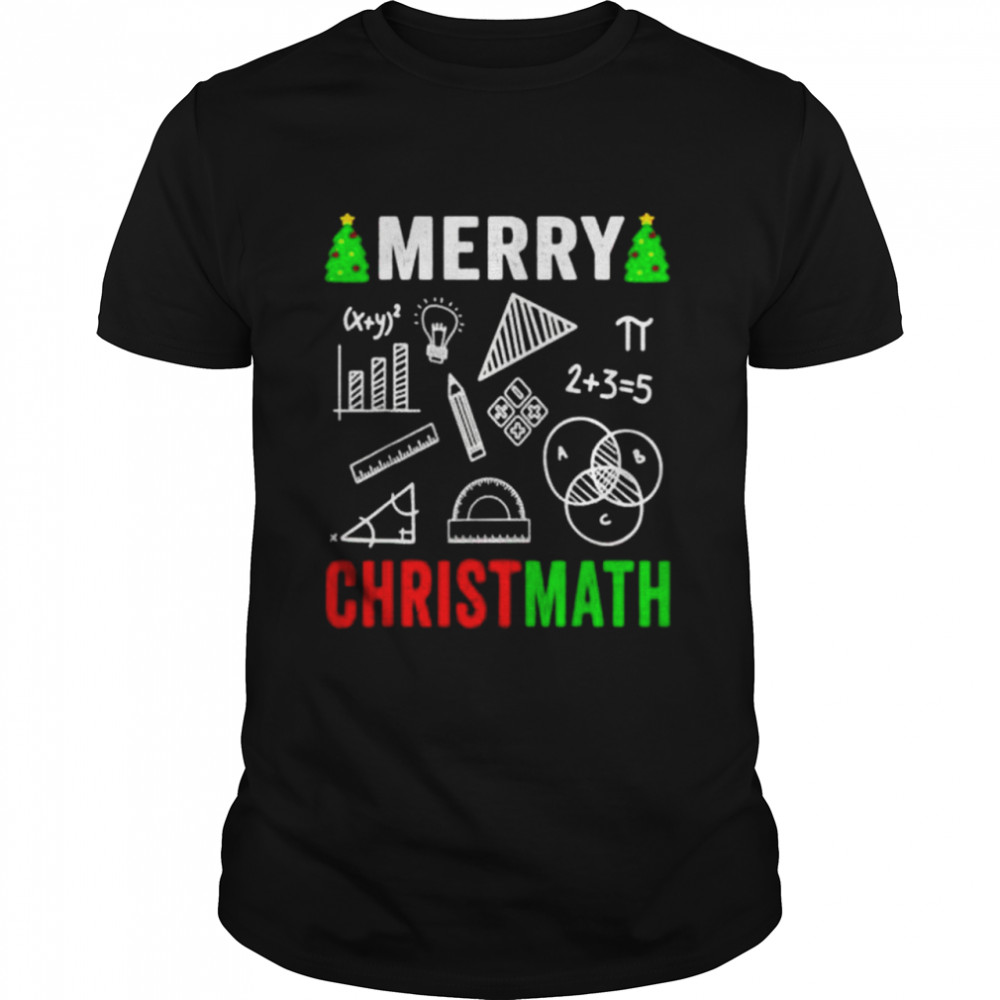 Merry Christmas Math Teacher shirt