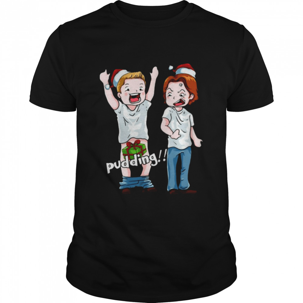 merry Christmas Pudding Sweater Shirt