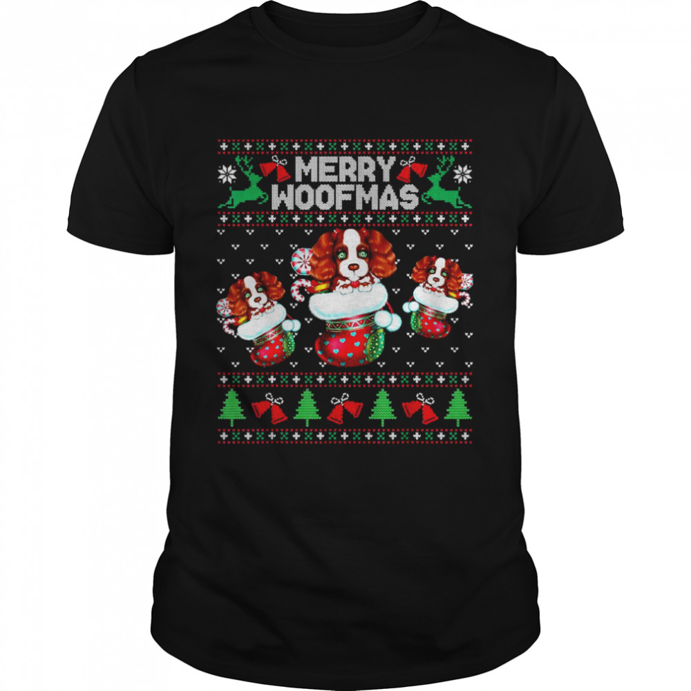 Merry Woofmas Christmas Dog Xmas Shirt